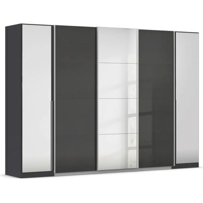 RAUCH - Agordo - Graumetallic - Hochglanz - Schrank RAUCH - Agordo - Graumetallic - Hochglanz - Schrank