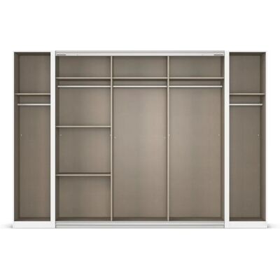 RAUCH Agordo - Eiche Artisan / Beige Champagne - 301x210 cm - Schwebetürenschrank RAUCH Agordo - Eiche Artisan / Beige Champagne - 301x210 cm - Schwebetürenschrank