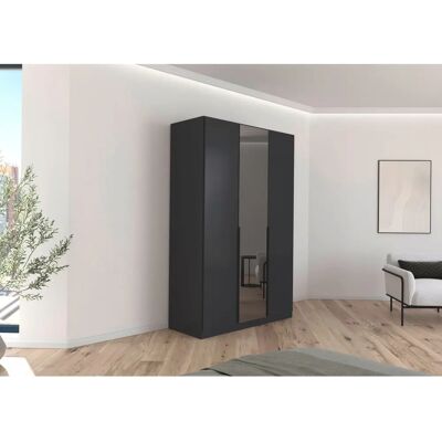 INOSIGN Ferris Kleiderschrank - 136cm Breite, Grau, Modernes Design INOSIGN Ferris Kleiderschrank - 136cm Breite, Grau, Modernes Design