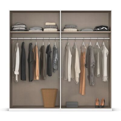 RAUCH Evelyn Kleiderschrank - 4 Türen, 197x201x61 cm, weiß, eleganter Stil RAUCH Evelyn Kleiderschrank - 4 Türen, 197x201x61 cm, weiß, eleganter Stil