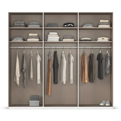 RAUCH Evelyn Kleiderschrank - Verstellbare Regale, 3 Türen, Modern RAUCH Evelyn Kleiderschrank - Verstellbare Regale, 3 Türen, Modern