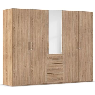 RAUCH Evelyn Schrank - 5-türig, Braun Eiche Sonoma - Eleganter Stil RAUCH Evelyn Schrank - 5-türig, Braun Eiche Sonoma - Eleganter Stil