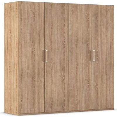 RAUCH Evelyn Kleiderschrank - 4-türig, Braun (Eiche Sonoma) - Schlafzimmer RAUCH Evelyn Kleiderschrank - 4-türig, Braun (Eiche Sonoma) - Schlafzimmer