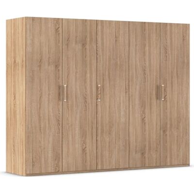 RAUCH Evelyn Kleiderschrank - 5 Türen, Verstellbare Einlegeböden, Elegantes Design RAUCH Evelyn Kleiderschrank - 5 Türen, Verstellbare Einlegeböden, Elegantes Design
