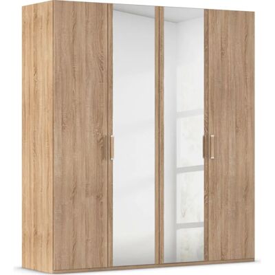 RAUCH Evelyn Kleiderschrank - 4-türig, Braun, 201x61x223cm RAUCH Evelyn Kleiderschrank - 4-türig, Braun, 201x61x223cm