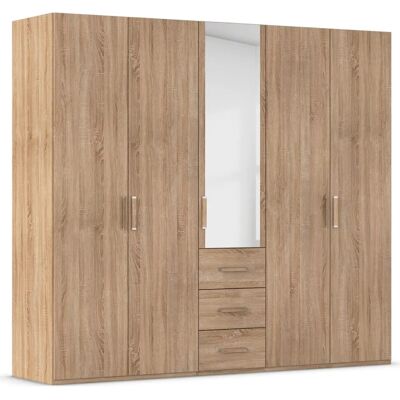RAUCH Evelyn Kleiderschrank - Eiche Sonoma - Dreh Türen RAUCH Evelyn Kleiderschrank - Eiche Sonoma - Dreh Türen