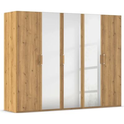 RAUCH Evelyn Kleiderschrank - 5 Türen, Braun, Verstellbare Regale RAUCH Evelyn Kleiderschrank - 5 Türen, Braun, Verstellbare Regale