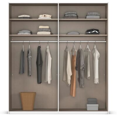 Rauch - Evelyn - Braun-Asteiche - Holzwerkstoff - Kleiderschrank Rauch - Evelyn - Braun-Asteiche - Holzwerkstoff - Kleiderschrank