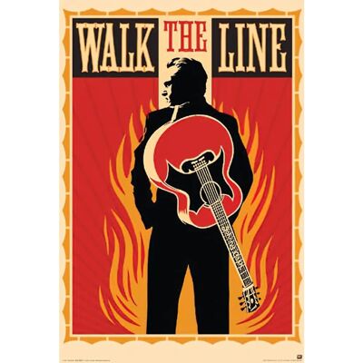 Close Up Joaquin Phoenix Johnny Cash Poster - 91,5x61cm Close Up Joaquin Phoenix Johnny Cash Poster - 91,5x61cm