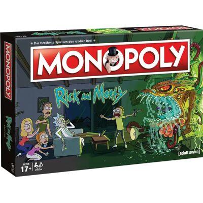 Winning Moves Rick and Morty Monopoly - Edición alemana - Juego de mesa y accesorios Winning Moves Rick and Morty Monopoly - Edición alemana - Juego de mesa y accesorios