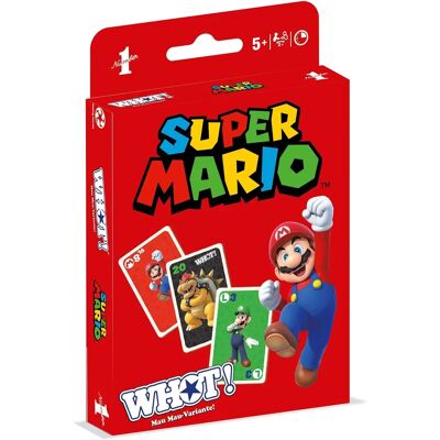 Jeu de cartes Super Mario WHOT! - Version Allemande Jeu de cartes Super Mario WHOT! - Version Allemande