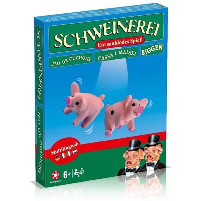 Winning Moves 03291-ML1-12 - Schweinerei, Kult-Würfelspiel, Partyspiel Winning Moves 03291-ML1-12 - Schweinerei, Kult-Würfelspiel, Partyspiel