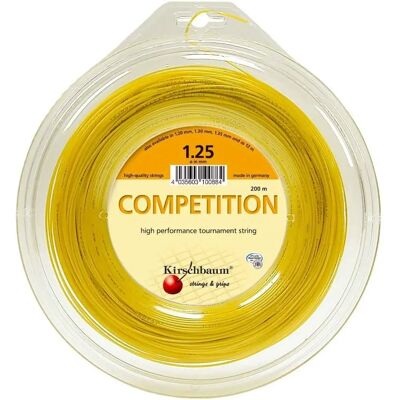 Kirschbaum Competitie Tennis Snaar - Geel - 200m Kirschbaum Competitie Tennis Snaar - Geel - 200m