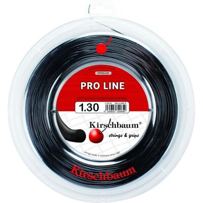Kirschbaum Pro Line No. II - Tennissnor - Sort - Holdbar Kirschbaum Pro Line No. II - Tennissnor - Sort - Holdbar