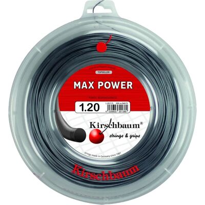 Kirschbaum Max Power Tennissnöre - Monofilament, Grå, 200m Kirschbaum Max Power Tennissnöre - Monofilament, Grå, 200m
