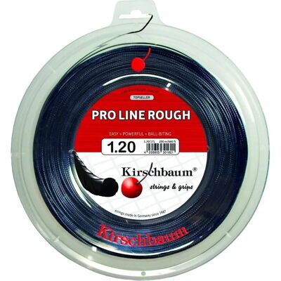 Kirschbaum Pro Line Rough Svart Tennissnöre - Tennissnöre Kirschbaum Pro Line Rough Svart Tennissnöre - Tennissnöre