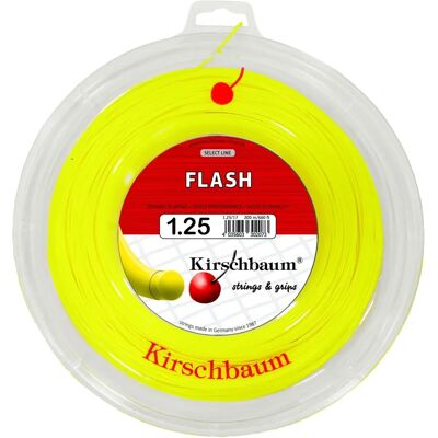 Kirschbaum Flash Tennissaite - 200m - Gelb - 1.25mm Kirschbaum Flash Tennissaite - 200m - Gelb - 1.25mm
