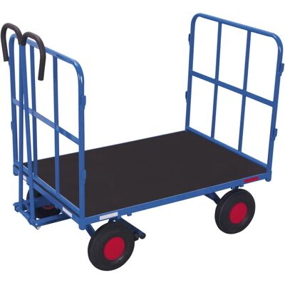 Variofit - Handpritschenwagen - Bleu - Acier - Transpalette manuel - Publicité Variofit - Handpritschenwagen - Bleu - Acier - Transpalette manuel - Publicité