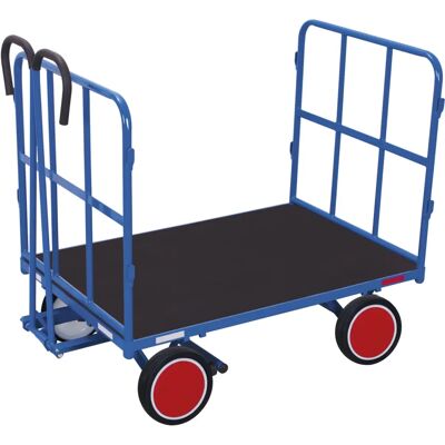 Variofit 940x700 - bleu enzian - pneus en caoutchouc plein - Hand pallet truck - Publicité Variofit 940x700 - bleu enzian - pneus en caoutchouc plein - Hand pallet truck - Publicité