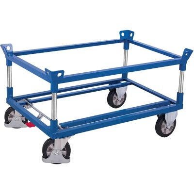 Variofit Palettenfahrgestell Elastikvollgummibereifung 1010x810mm 2 Winkelrahmen - Pallet frame - Publicité Variofit Palettenfahrgestell Elastikvollgummibereifung 1010x810mm 2 Winkelrahmen - Pallet frame - Publicité