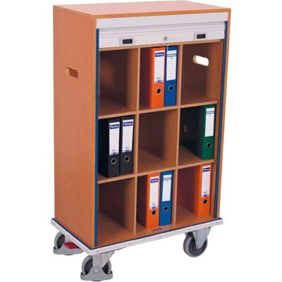 Variofit - Aktenwagen - niebieski - 9 przegródek - pandemia Variofit - Aktenwagen - niebieski - 9 przegródek - pandemia