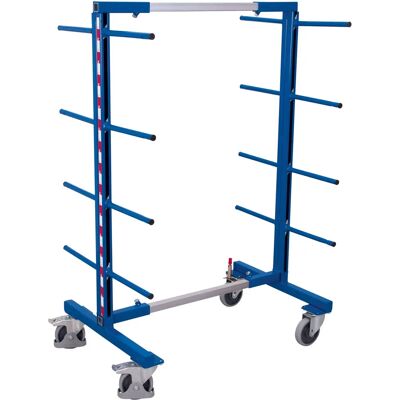 Variofit Cantilever Double-face 1700x830 mm - 400 kg - 540-1700 mm largeur - Cantilever trolley - Publicité Variofit Cantilever Double-face 1700x830 mm - 400 kg - 540-1700 mm largeur - Cantilever trolley - Publicité