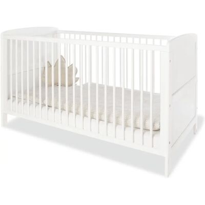 Lettino per bambini Pinolino Bianco Viktoria con Materasso Regolabile e Barriere di Sicurezza - Lettino Lettino per bambini Pinolino Bianco Viktoria con Materasso Regolabile e Barriere di Sicurezza - Lettino