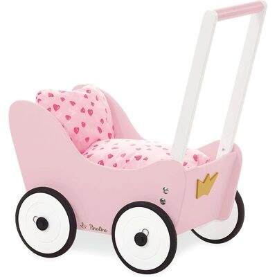 Carrozzina bambole Pinolino Princess Lea - Legno, Manico regolabile - 58cm Carrozzina bambole Pinolino Princess Lea - Legno, Manico regolabile - 58cm