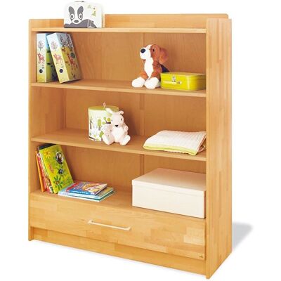 Pinolino Natura Babyregal - Buchenholz - 3 Fächer - 120x41x144cm Pinolino Natura Babyregal - Buchenholz - 3 Fächer - 120x41x144cm