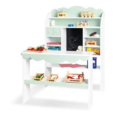 Pinolino Wilma Kaufladen - Kinderspielzeug mit Regalen & Tafel Pinolino Wilma Kaufladen - Kinderspielzeug mit Regalen & Tafel