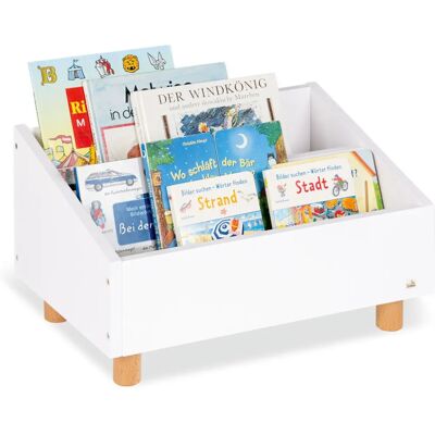 Pinolino Kinderboekenkast Ando - Scandinavisch ontwerp, 2 niveaus, Veilig Pinolino Kinderboekenkast Ando - Scandinavisch ontwerp, 2 niveaus, Veilig