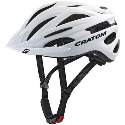Cratoni Pacer Wit Mat Fietshelm - Mountainbike Helm Cratoni Pacer Wit Mat Fietshelm - Mountainbike Helm
