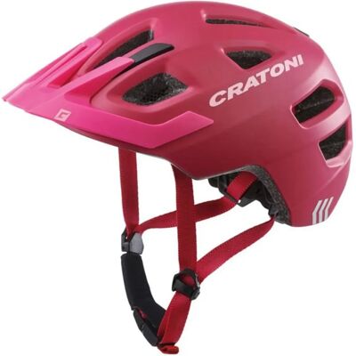 Casque enfant Cratoni Maxster Pro - Rose Mate - 14 orifices de ventilation - Publicité Casque enfant Cratoni Maxster Pro - Rose Mate - 14 orifices de ventilation - Publicité