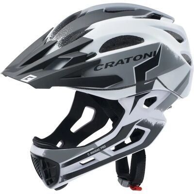Cratoni - C-Maniac Pro - Weiß - L/XL - Fahrradhelm Cratoni - C-Maniac Pro - Weiß - L/XL - Fahrradhelm