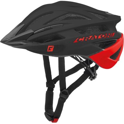 Casque Cratoni Agravic - Noir-Rouge - L-XL - Publicité Casque Cratoni Agravic - Noir-Rouge - L-XL - Publicité