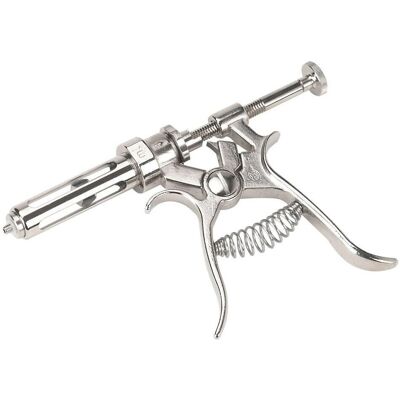 Henke Sass Wolf Revolver-Spritze - 50ML, Silber, Luer-lock Henke Sass Wolf Revolver-Spritze - 50ML, Silber, Luer-lock