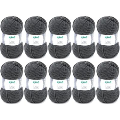 Gründl Vlna 760 - Fil acrylique 10 pcs - Entretien Facile Gründl Vlna 760 - Fil acrylique 10 pcs - Entretien Facile