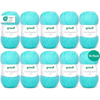 Gründl Vlna 760 - Fil acrylique - 10 pcs - Bordeaux - 3-4 mm - Publicité Gründl Vlna 760 - Fil acrylique - 10 pcs - Bordeaux - 3-4 mm - Publicité