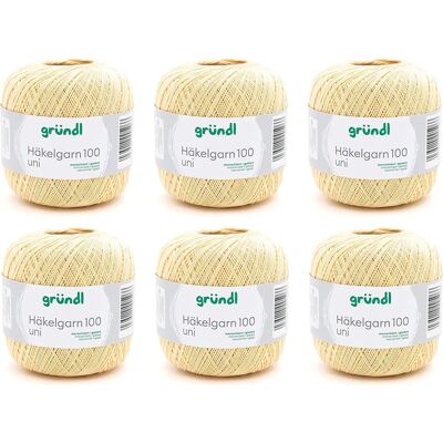 Fil crochet Gründl Pastel - Coton mercerisé - Publicité Fil crochet Gründl Pastel - Coton mercerisé - Publicité