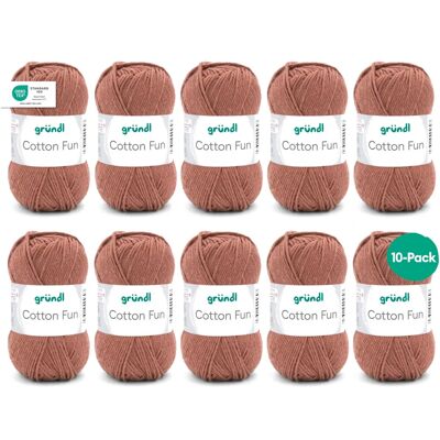 Gründl Cotton Fun - Fil doux en coton pour tricot et crochet Gründl Cotton Fun - Fil doux en coton pour tricot et crochet