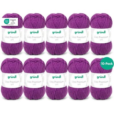 Fil de acrylique violet Grundl 760-48 - Fil Fil de acrylique violet Grundl 760-48 - Fil