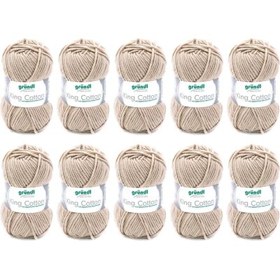 Gründl King Cotton - Soft, Colorful, Versatile Yarn - Yarns Gründl King Cotton - Soft, Colorful, Versatile Yarn - Yarns
