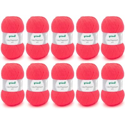 Gründl Vlna 760 - 10 pcs, Burgundy, Needle size 3-4 cm - Yarn Gründl Vlna 760 - 10 pcs, Burgundy, Needle size 3-4 cm - Yarn