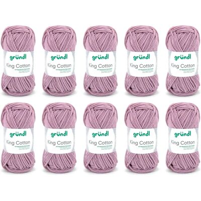 Gründl King Cotton - Fio macio e colorido Gründl King Cotton - Fio macio e colorido