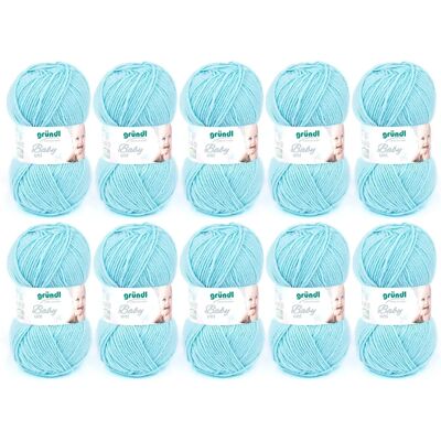 Gründl Baby Uni Laine bébé pastel - Laine bébé Gründl Baby Uni Laine bébé pastel - Laine bébé