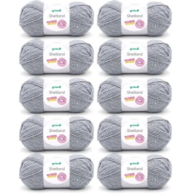 Gründl - Shetland - Gris - 170 m 100 g - Yarn Gründl - Shetland - Gris - 170 m 100 g - Yarn