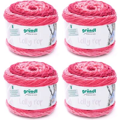 Fil multicolore Gründl Lolly Pop - Tricot et crochet - 150g / 240m Fil multicolore Gründl Lolly Pop - Tricot et crochet - 150g / 240m