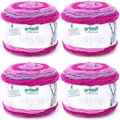Fil Gründl Lolly Pop - 4 Pelotes, 150g, 240m Fil Gründl Lolly Pop - 4 Pelotes, 150g, 240m