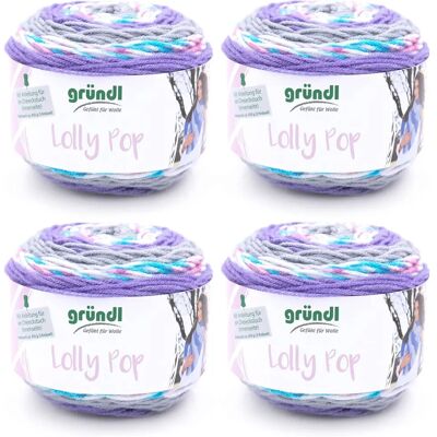 Grundl Lolly Pop Garen - Breien - Zacht, Heldere Gradientkleuren Grundl Lolly Pop Garen - Breien - Zacht, Heldere Gradientkleuren