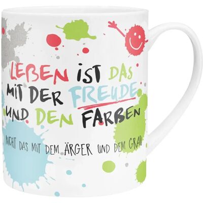 Tazza XL Sheepworld - Design Colorato - Pronta come Regalo Tazza XL Sheepworld - Design Colorato - Pronta come Regalo